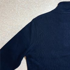 画像12: 「LACOSTE(ラコステ)」90s 6サイズ ネイビー コットン ハーフジップ カットソー (12)