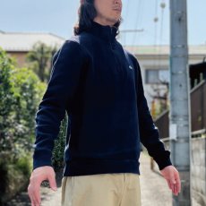 画像20: 「LACOSTE(ラコステ)」90s 6サイズ ネイビー コットン ハーフジップ カットソー (20)