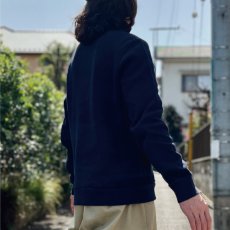 画像22: 「LACOSTE(ラコステ)」90s 6サイズ ネイビー コットン ハーフジップ カットソー (22)