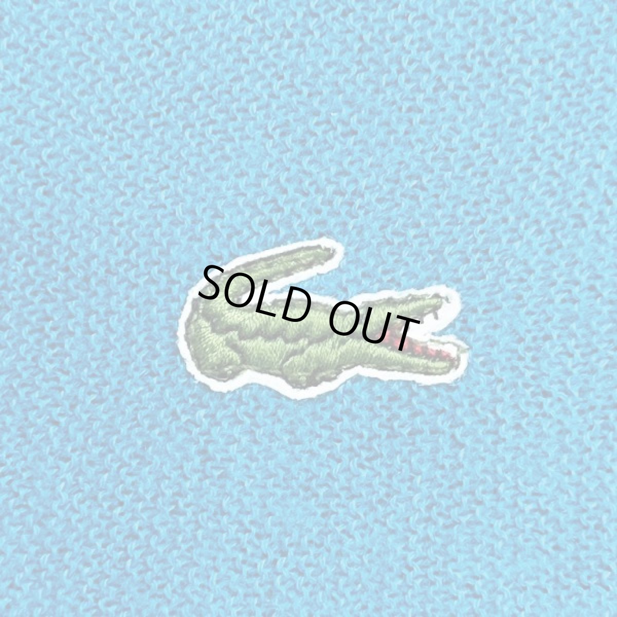 画像6: 「LACOSTE(ラコステ)」IZOD アイゾッド 80s 90s USA製 XLサイズ ライトブルー アクリルニット カーディガン (6)