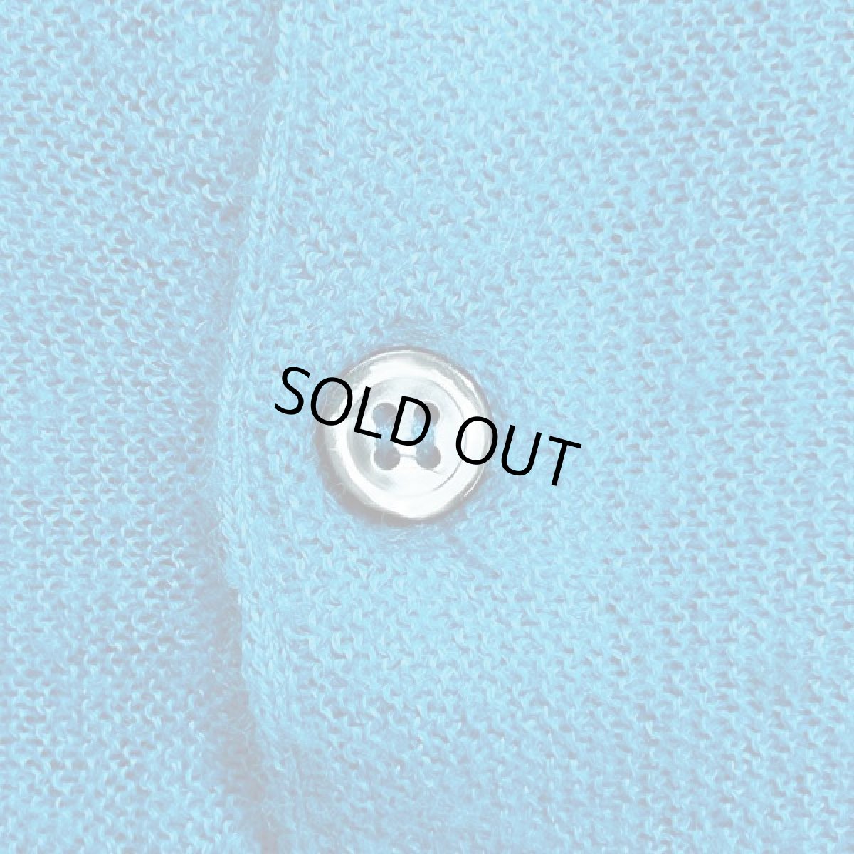 画像7: 「LACOSTE(ラコステ)」IZOD アイゾッド 80s 90s USA製 XLサイズ ライトブルー アクリルニット カーディガン (7)