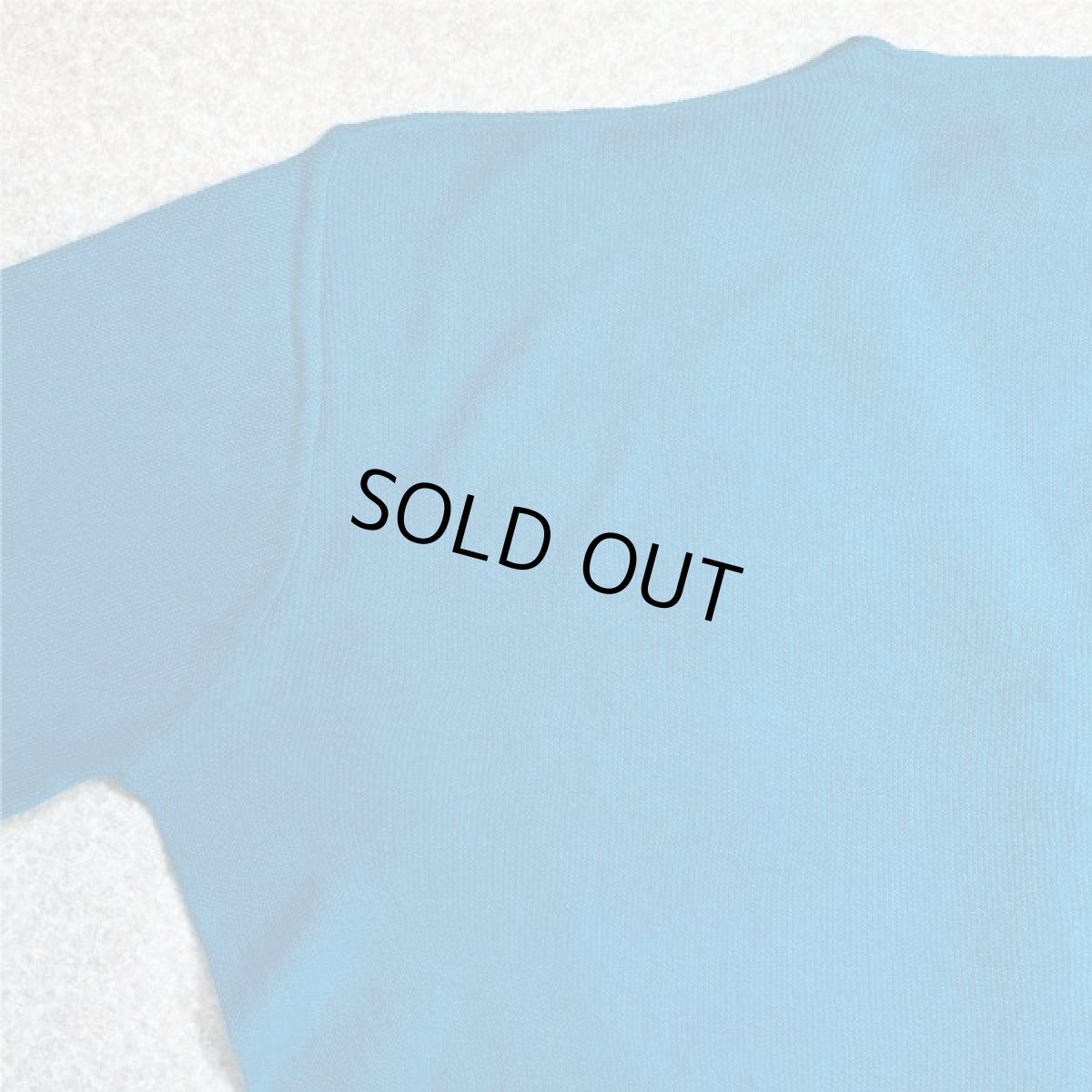 画像13: 「LACOSTE(ラコステ)」IZOD アイゾッド 80s 90s USA製 XLサイズ ライトブルー アクリルニット カーディガン (13)