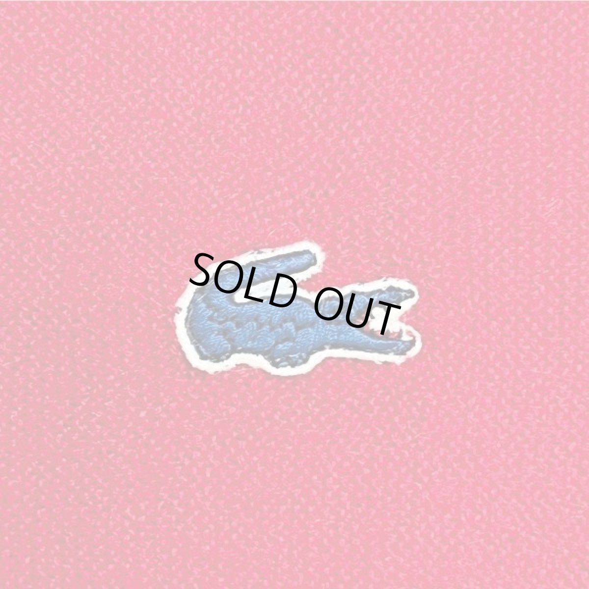 画像6: 「LACOSTE(ラコステ)」IZOD アイゾッド 70s 糸巻きタグ 青ワニ Lサイズ相当 レッド アクリルニット カーディガン (6)