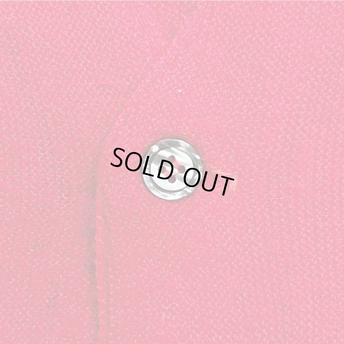 画像7: 「LACOSTE(ラコステ)」IZOD アイゾッド 70s 糸巻きタグ 青ワニ Lサイズ相当 レッド アクリルニット カーディガン (7)