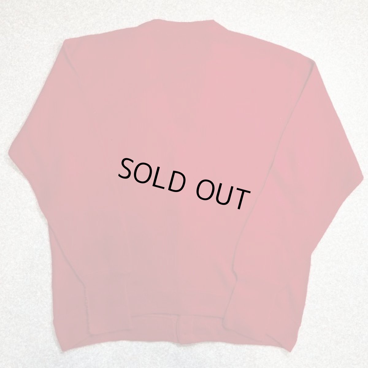 画像11: 「LACOSTE(ラコステ)」IZOD アイゾッド 70s 糸巻きタグ 青ワニ Lサイズ相当 レッド アクリルニット カーディガン (11)