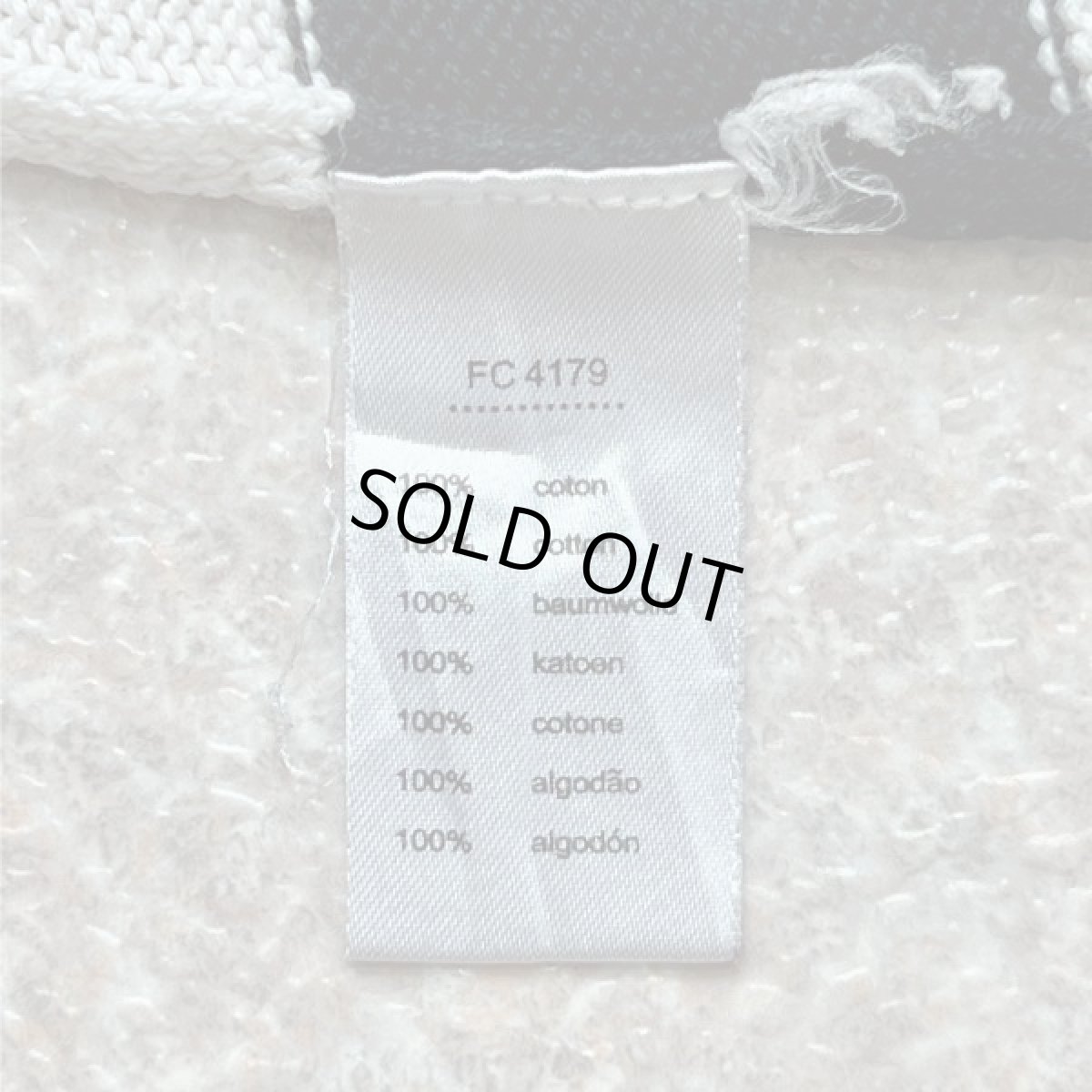 画像8: 「LACOSTE(ラコステ)」90s 38サイズ 白黒ボーダー コットン クルーネック ニット セーター (8)