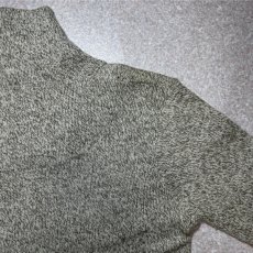 画像14: 「L.L.Bean(エルエルビーン)」80s XLサイズ メランジ ウールナイロン ローゲージ ショールカラー ニット セーター (14)
