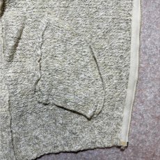 画像10: 「L.L.Bean(エルエルビーン)」80s Lサイズ メランジ コットンウール TALONジップ ドライバーズ ニット (10)