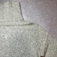 画像17: 「L.L.Bean(エルエルビーン)」80s Lサイズ メランジ コットンウール TALONジップ ドライバーズ ニット (17)