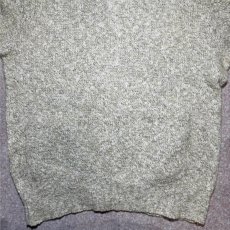 画像18: 「L.L.Bean(エルエルビーン)」80s Lサイズ メランジ コットンウール TALONジップ ドライバーズ ニット (18)