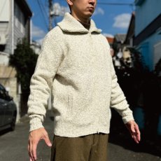 画像21: 「L.L.Bean(エルエルビーン)」80s Lサイズ メランジ コットンウール TALONジップ ドライバーズ ニット (21)