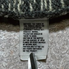 画像12: 「L.L.Bean(エルエルビーン)」80s 90s XLサイズ USA製 ノルディック柄 ウールナイロン ローゲージ ニット カーディガン (12)