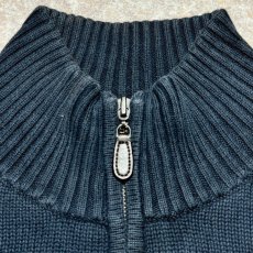 画像6: 「L.L.Bean(エルエルビーン)」90s 00s Mサイズ〜Lサイズ相当 ノルディック柄 コットン ハーフジップ ハイネック ニット セーター (6)