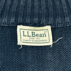 画像8: 「L.L.Bean(エルエルビーン)」90s 00s Mサイズ〜Lサイズ相当 ノルディック柄 コットン ハーフジップ ハイネック ニット セーター (8)