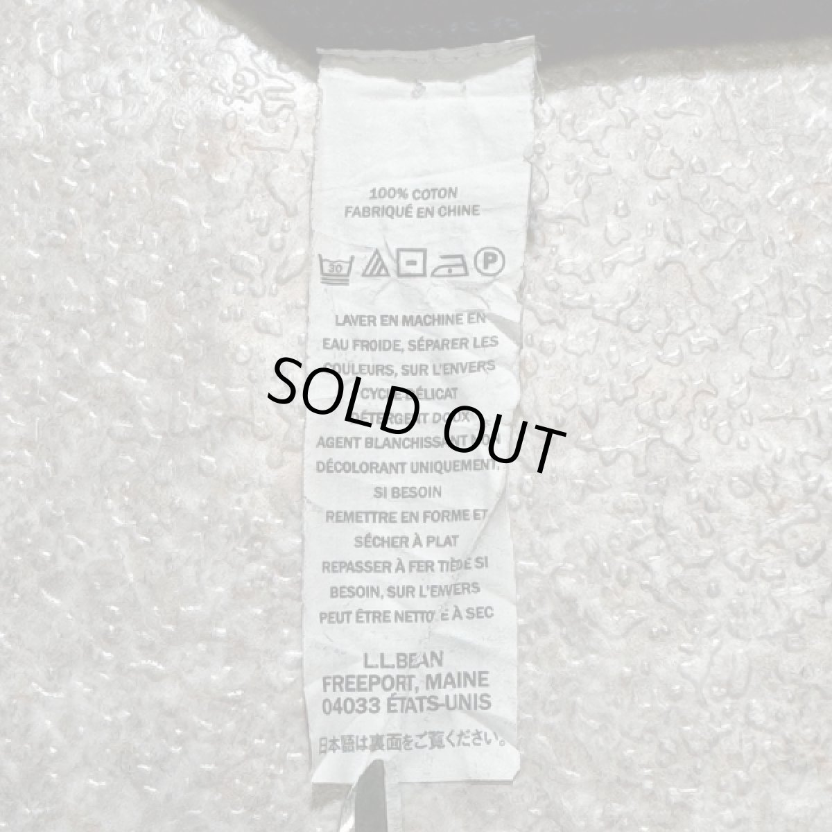 画像9: 「L.L.Bean(エルエルビーン)」90s 00s Mサイズ〜Lサイズ相当 ノルディック柄 コットン ハーフジップ ハイネック ニット セーター (9)