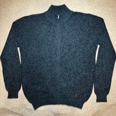画像1: 「L.L.Bean(エルエルビーン)」90s 00s L-TALLサイズ 杢調 メランジ コットン ドライバーズ ニット (1)