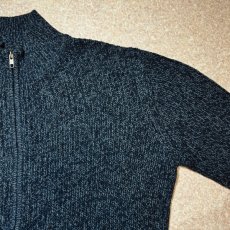画像4: 「L.L.Bean(エルエルビーン)」90s 00s L-TALLサイズ 杢調 メランジ コットン ドライバーズ ニット (4)