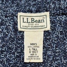 画像10: 「L.L.Bean(エルエルビーン)」90s 00s L-TALLサイズ 杢調 メランジ コットン ドライバーズ ニット (10)