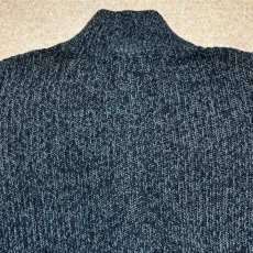 画像14: 「L.L.Bean(エルエルビーン)」90s 00s L-TALLサイズ 杢調 メランジ コットン ドライバーズ ニット (14)
