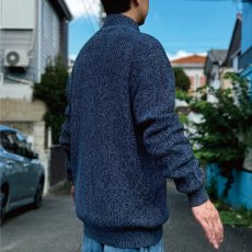 画像23: 「L.L.Bean(エルエルビーン)」90s 00s L-TALLサイズ 杢調 メランジ コットン ドライバーズ ニット (23)