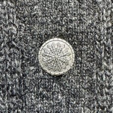 画像6: 「L.L.Bean(エルエルビーン)」80s 90s Lサイズ バーズアイ ウールナイロン ローゲージ ハーフボタン ノルウェー ニット セーター (6)