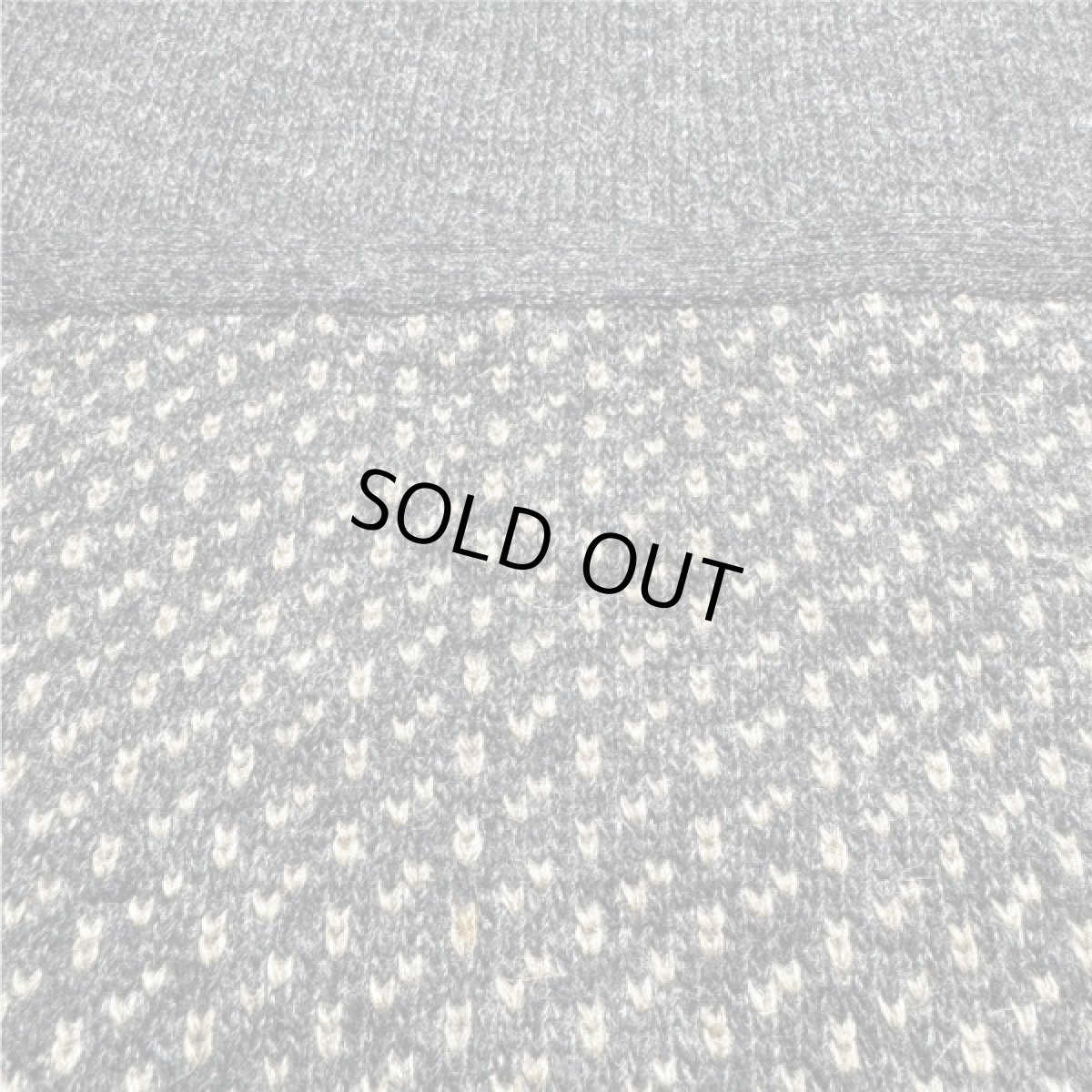 画像15: 「L.L.Bean(エルエルビーン)」80s 90s Lサイズ バーズアイ ウールナイロン ローゲージ ハーフボタン ノルウェー ニット セーター (15)