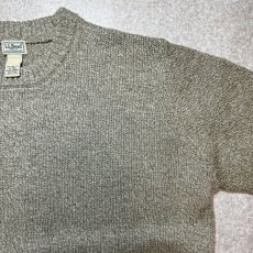 画像4: 「L.L.Bean(エルエルビーン)」90s 00s XL-TALLサイズ 杢調 メランジ ウール ローゲージ ニット セーター (4)