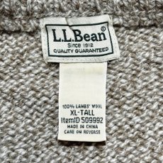 画像6: 「L.L.Bean(エルエルビーン)」90s 00s XL-TALLサイズ 杢調 メランジ ウール ローゲージ ニット セーター (6)