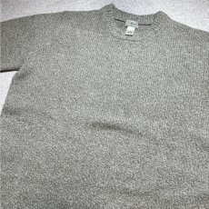 画像17: 「L.L.Bean(エルエルビーン)」90s 00s XL-TALLサイズ 杢調 メランジ ウール ローゲージ ニット セーター (17)
