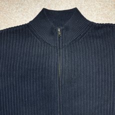 画像3: 「L.L.Bean(エルエルビーン)」90s 00s L-REGサイズ コットン 畦編み ドライバーズ ニット (3)