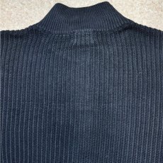 画像12: 「L.L.Bean(エルエルビーン)」90s 00s L-REGサイズ コットン 畦編み ドライバーズ ニット (12)