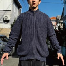 画像18: 「L.L.Bean(エルエルビーン)」90s 00s L-REGサイズ コットン 畦編み ドライバーズ ニット (18)
