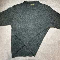 画像7: 「L.L.Bean(エルエルビーン)」80s 90s Lサイズ〜XLサイズ相当 USA製 杢調 メランジ 丸編み 丸胴 クルーネック ニット セーター (7)