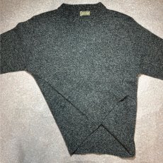 画像8: 「L.L.Bean(エルエルビーン)」80s 90s Lサイズ〜XLサイズ相当 USA製 杢調 メランジ 丸編み 丸胴 クルーネック ニット セーター (8)