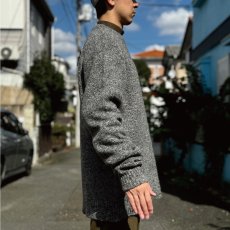 画像20: 「L.L.Bean(エルエルビーン)」80s 90s Lサイズ〜XLサイズ相当 USA製 杢調 メランジ 丸編み 丸胴 クルーネック ニット セーター (20)