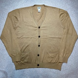 60s usa製 アクリルカーディガン \"オリーブグリーン\" L-size ヴィンテージ USA製 CAMBRIDGE BAY アクリル ニット カーディガン