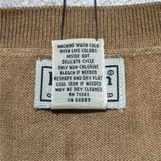 画像8: 「L.L.Bean(エルエルビーン)」90s 00s XL-REGサイズ コットン カシミヤ混紡 ハイゲージ ニット カーディガン (8)