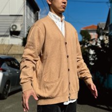画像21: 「L.L.Bean(エルエルビーン)」90s 00s XL-REGサイズ コットン カシミヤ混紡 ハイゲージ ニット カーディガン (21)