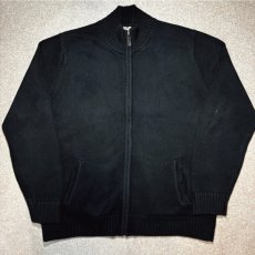 画像1: 「L.L.Bean(エルエルビーン)」90s 00s M-REGサイズ コットン ポケ付き ドライバーズ ニット (1)