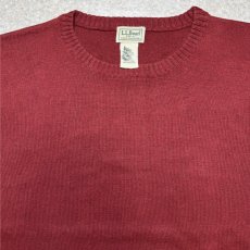 画像3: 「L.L.Bean(エルエルビーン)」90s 00s L-REGサイズ コットン カシミヤ混紡 ハイゲージ ニット セーター (3)