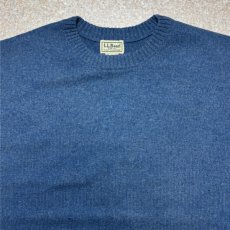 画像3: 「L.L.Bean(エルエルビーン)」90s 00s XL-REGサイズ ラムズウール ナイロン ハイゲージ ニット セーター (3)