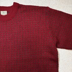 画像4: 「L.L.Bean(エルエルビーン)」90s 00s XLサイズ バーズアイ ノルウェー製 ウール レーヨン ローゲージ ニット セーター【送料無料】 (4)