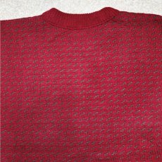 画像10: 「L.L.Bean(エルエルビーン)」90s 00s XLサイズ バーズアイ ノルウェー製 ウール レーヨン ローゲージ ニット セーター【送料無料】 (10)