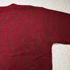 画像11: 「L.L.Bean(エルエルビーン)」90s 00s XLサイズ バーズアイ ノルウェー製 ウール レーヨン ローゲージ ニット セーター【送料無料】 (11)