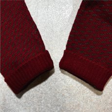 画像15: 「L.L.Bean(エルエルビーン)」90s 00s XLサイズ バーズアイ ノルウェー製 ウール レーヨン ローゲージ ニット セーター【送料無料】 (15)