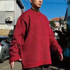 画像19: 「L.L.Bean(エルエルビーン)」90s 00s XLサイズ バーズアイ ノルウェー製 ウール レーヨン ローゲージ ニット セーター【送料無料】 (19)