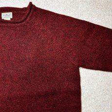 画像4: 「L.L.Bean(エルエルビーン)」90s 00s XXL-TALLサイズ 杢調 メランジ ロールネック ラムズウール ローゲージ ニット セーター (4)
