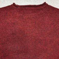 画像12: 「L.L.Bean(エルエルビーン)」90s 00s XXL-TALLサイズ 杢調 メランジ ロールネック ラムズウール ローゲージ ニット セーター (12)