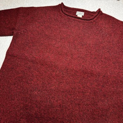 画像3: 「L.L.Bean(エルエルビーン)」90s 00s XXL-TALLサイズ 杢調 メランジ ロールネック ラムズウール ローゲージ ニット セーター
