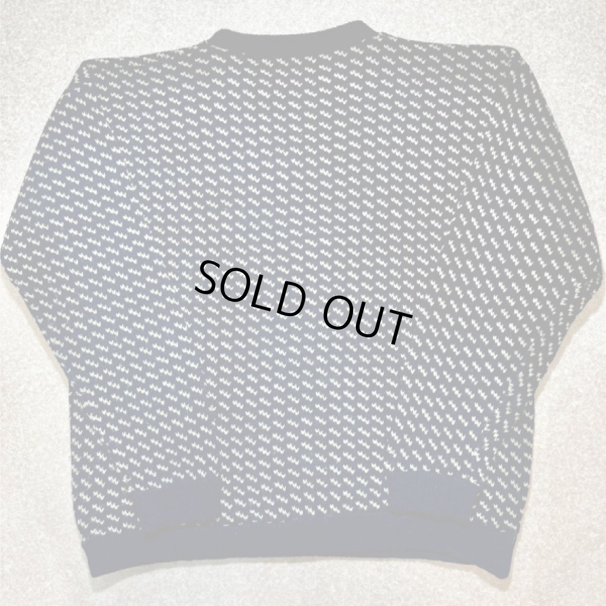 画像8: 「L.L.Bean(エルエルビーン)」80s XLサイズ バーズアイ ノルウェー製 ウール レーヨン ローゲージ ニット セーター【送料無料】 (8)